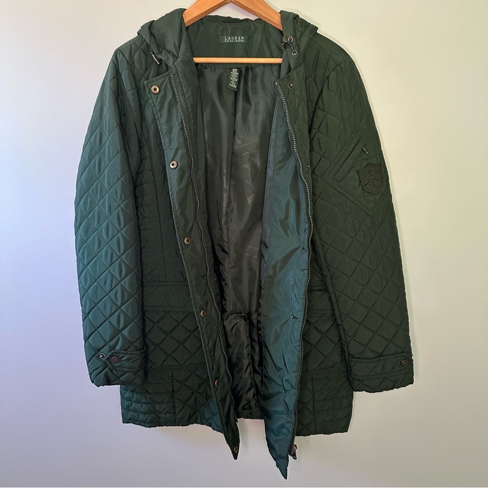 Quilted Green Lauren Ralph Lauren Coat